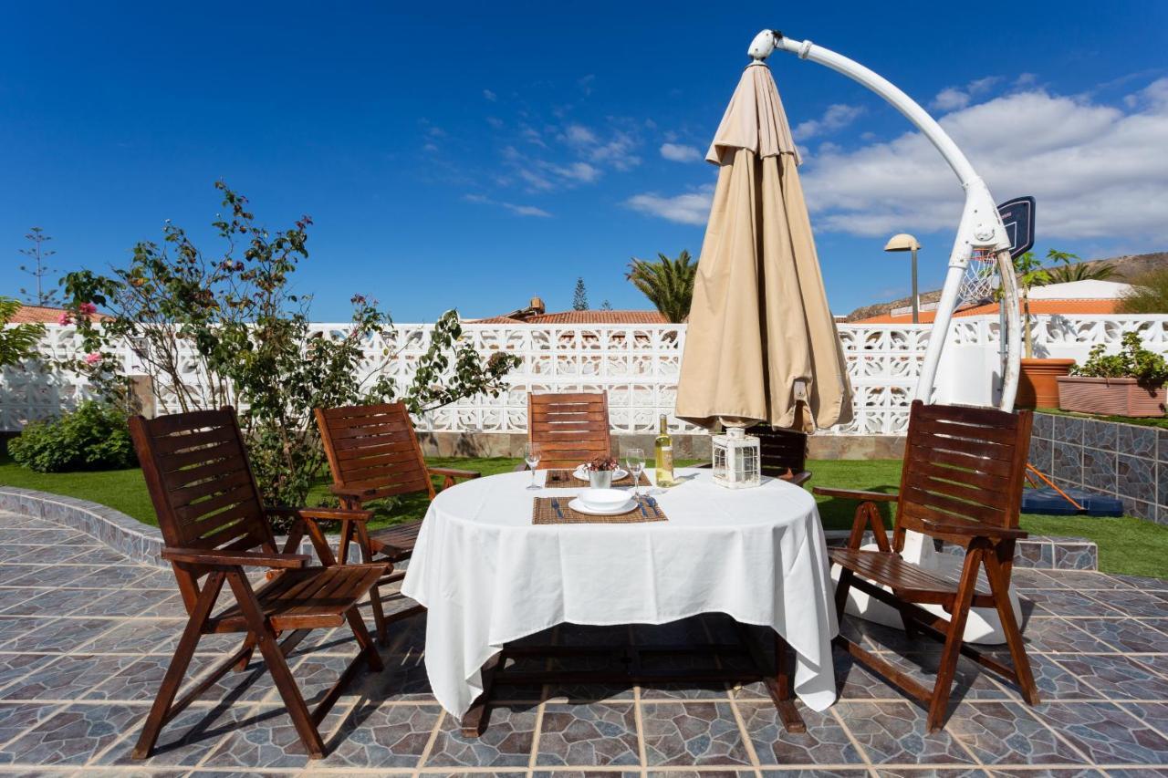 Bungalow Palm Mar With Pool And Garden Arona  Kültér fotó