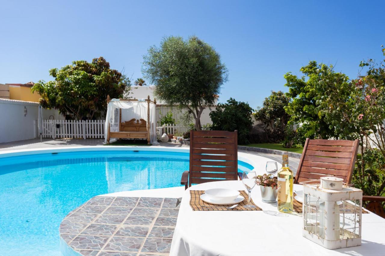 Bungalow Palm Mar With Pool And Garden Arona  Kültér fotó
