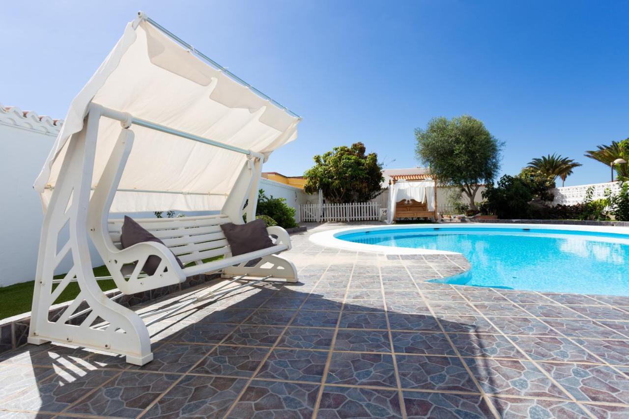 Bungalow Palm Mar With Pool And Garden Arona  Kültér fotó
