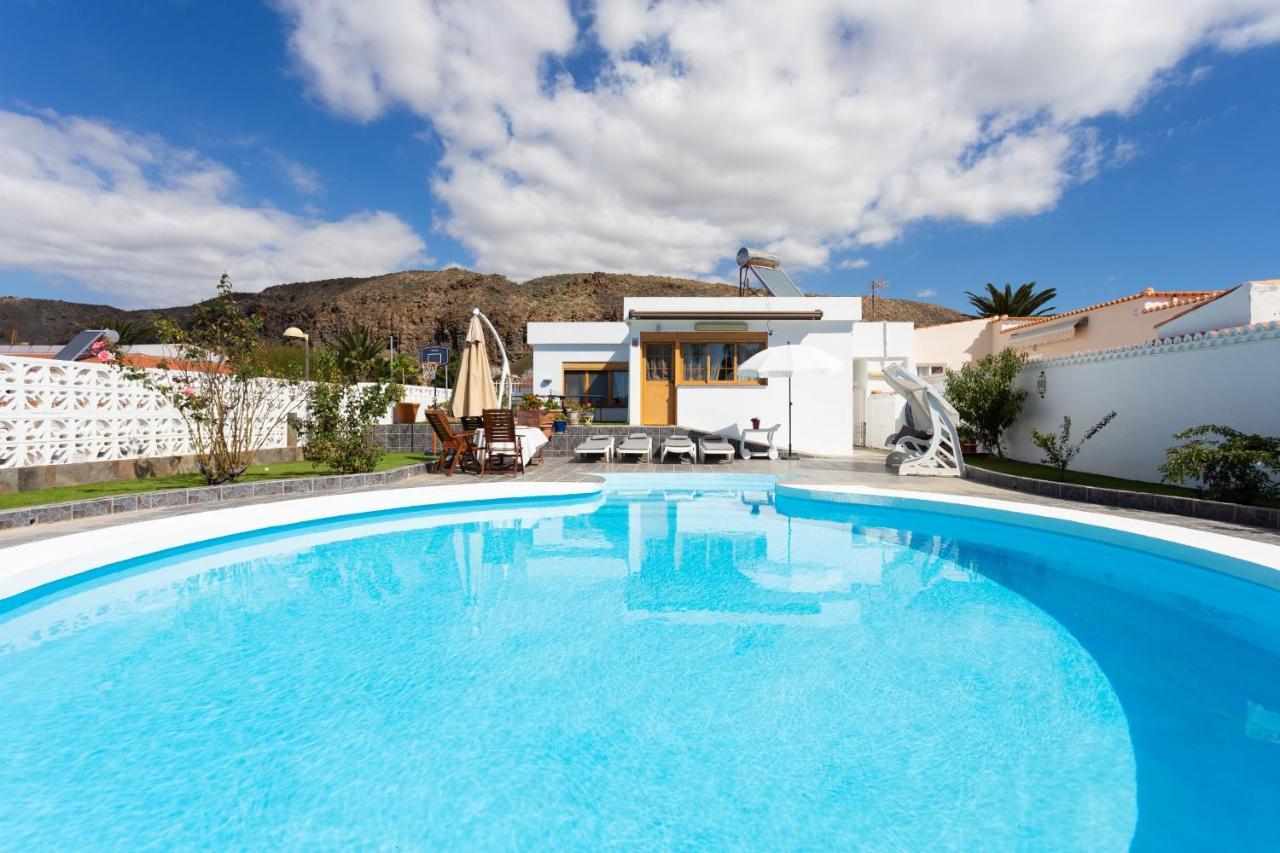 Bungalow Palm Mar With Pool And Garden Arona  Kültér fotó